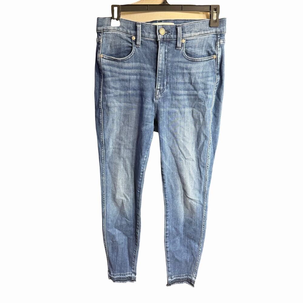 AYR Denim Women’s Size 30 X 26 Neon Jupiter Blue Riser Ankle Frayed Jeans